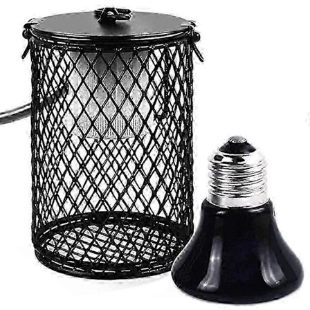 100W Varme Lampe for Kjæledyr Infrarød Keramisk Emitter Varmepære Kjæledyr Rugemaskin Kyllinger Reptil Lampe EU Plugg