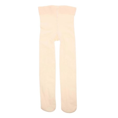Balletstrømpebukser til piger, konvertible strømpebukser, eksamenstræning, komfortable og åndbare, beige farve, størrelse L, 1 par
