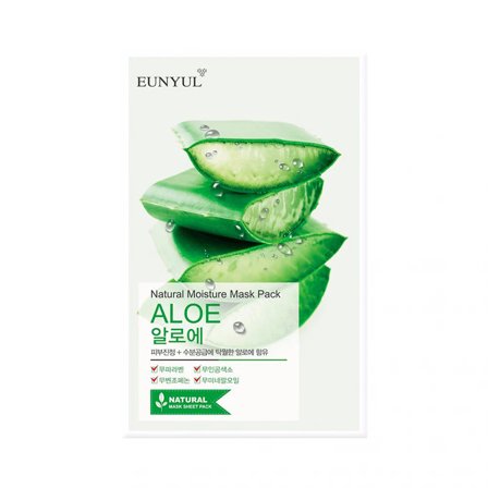 EUNYUL Viso Natural Moisture Mask Pack-Aloe 22ml - Maschera Idratante