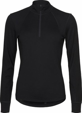 Catago Women's Madeleine Ls Halfzip Women base layer tops Black L