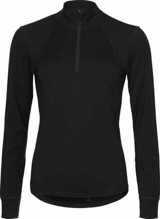 Catago Women's Madeleine Ls Halfzip Women base layer tops Black L