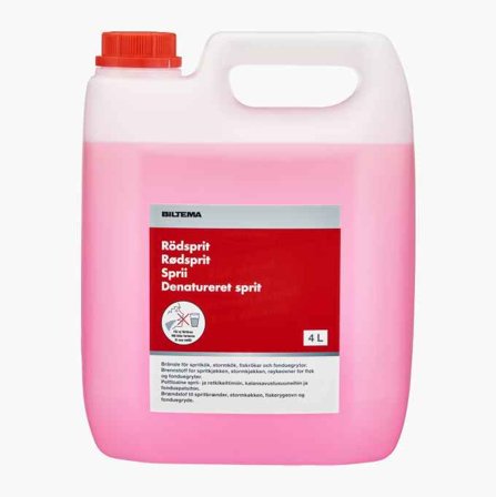 Biltema - Rødsprit 4 liter