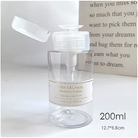 Kynsien Poistovesipullo Kynsien Painopullo Tyhjä Pullo Puhdistusaine Nestemäinen Meikki Kosteuspullo Suihke Työkalu Omistettu