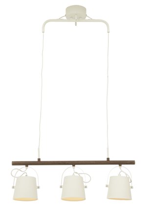 Aneta Lighting ESPRESSO taklampe 3-lys. hvit/brunt tre