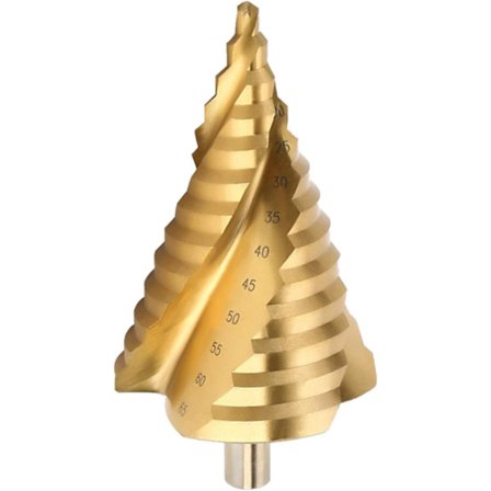HSS Trinnbor - Spiral Konisk Bor 6-65mm Trinnkutter med Trekantet Skaft for Metallhullboringsverktøy
