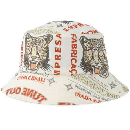 Brixton - Vit bucket Hatt - "Getaway Packable Hat Lost In Reality Bucket " @ Hatstore