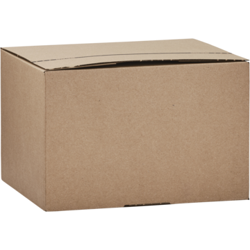 E-handelslåda 285x190x180/150mm brun
