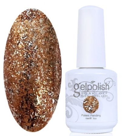 Gellack Gellpolish Startkit med en färg Platinum Rust