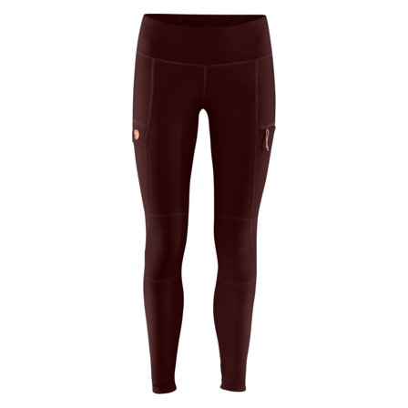Fjällräven Women's Abisko Trail Tights Women hiking trousers Red M