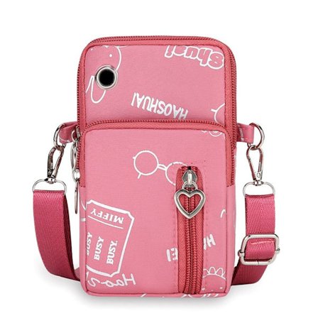 Olkalaukku Kesäinen rannelaukku ROSE PINK