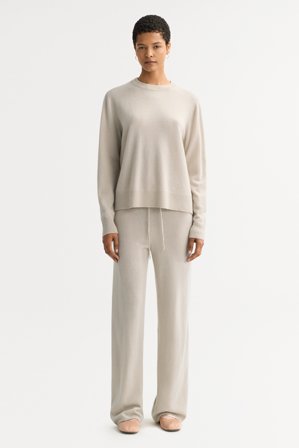 Soft Goat - Cashmere set - L - Chalk