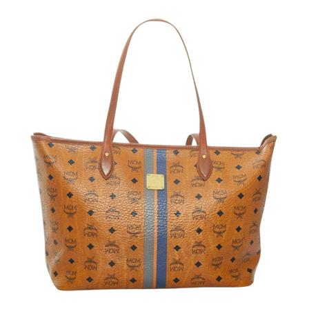 MCM Pre-owned, Shoulder Bags Bruin, Dames, Maat:ONE Size