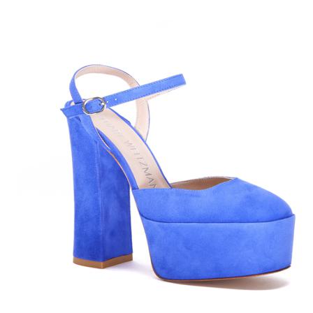 Stuart Weitzman, High Heel Sandals Niebieski, Kobieta, Rozmiar: 35 EU