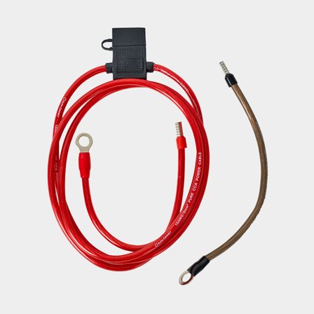 Power cable kit for marine stereo Auto-Connect Power Connection Kit HQ01, copper clad aluminium (CCA / Copper Clad Aluminium) / oxygen free copper (