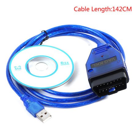 VAG-COM 409 Com Vag 409.1 Kkl USB Diagnostisk kabel Scanner Inte Blue Onesize