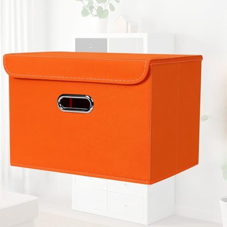 Halloween Förvaringslåda Förvaringskorg med Lock Hopfällbar Låda Halloween Dekoration_TF_TF