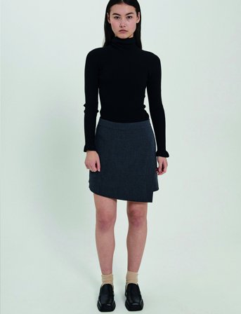 NORR Cano Short Skirt - Grey - 42