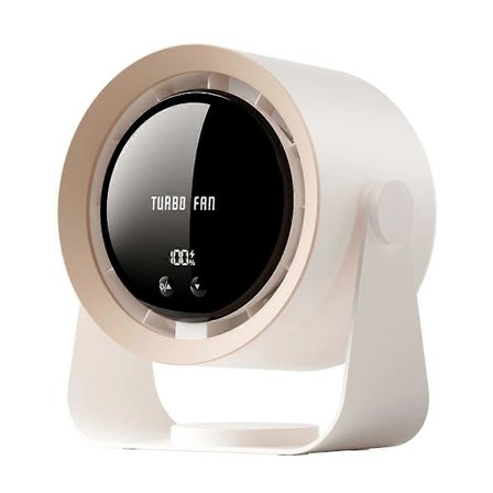 Elektrisk Turbo Ventilator Trådløs Kølig Luftcirkulationsventilator USB Genopladelig Skrivebords Væg Loftventilator Kølig