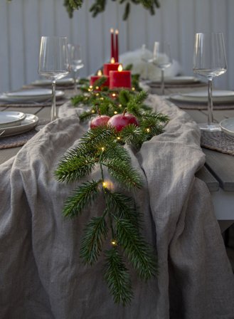 Erna girlander batteridrevet L180 - grønn