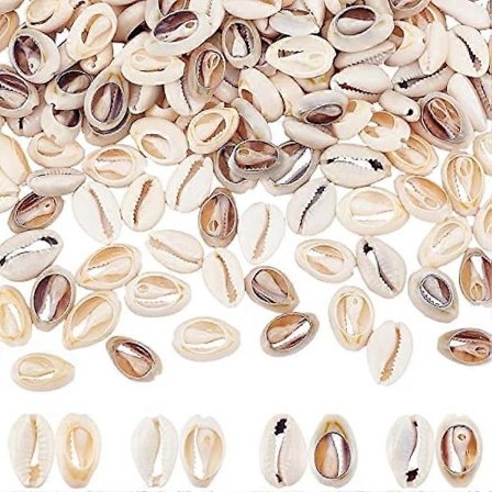 160 stk. Kauri Skaller 16-20mm Spiral Havskaller Perler Naturlige Kauri Skal Perler Strand Havskaller med Hul