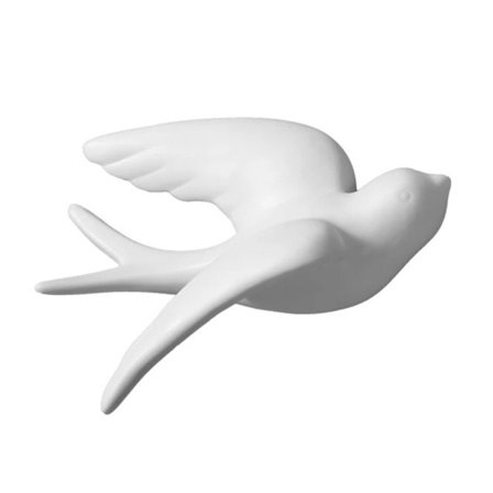 Fugle vægmalerier realistiske dekorative keramiske vægdekorationer