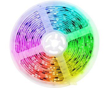 Deltaco SMART HOME RGB LED STRIP, 5 meter, Adressable - Smart RGB-ljusslinga som kan synkronisera med din musik