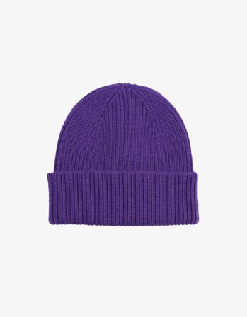 Merino Wool Beanie - Ultra Violet - One Size
