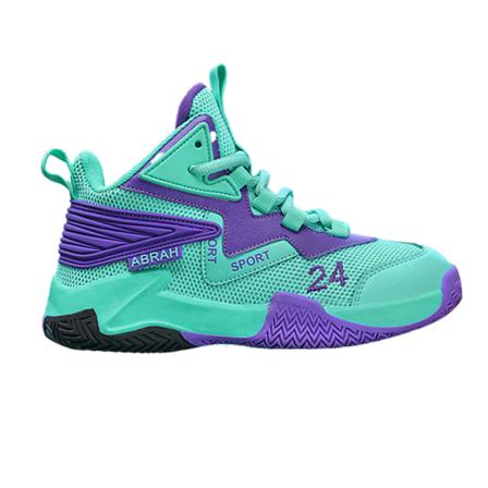 Unisex Mid Top Athletics Sneakers Rund Toe Löparsko Med Snörning