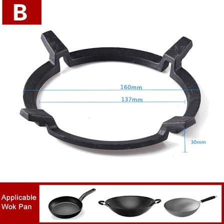 Wok-telineet rautaiset wokpannujen tukitelineet polttimille Keittotasot Keittiö T