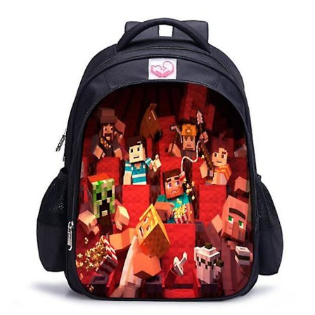 Minecraft vandtæt rygsæk til børn -1