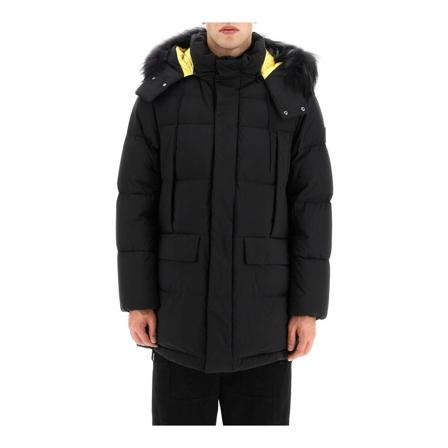 Tatras hooded midi down jacket , Zwart , Heren , Maat: S