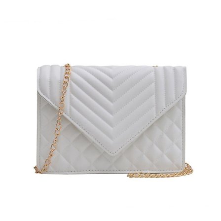 Liten crossbody-skulderpung, søt liten damehåndveske med kjede