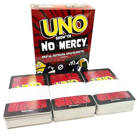 UNO NO Mercy: No Mercy-kort, brætspil, pokerspil, legetøj 168