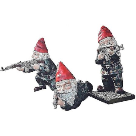 Sjove Havetomter Vagtskulptur, til Elskere Militær- og Hærmænd Gaver (FMY)