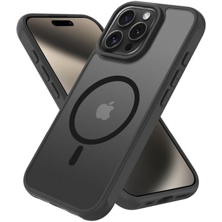 iPhone 16 Pro Matt Svart Magsafe Skal