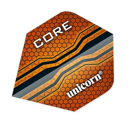 Unicorn Core .75 Plus Dart Flights One Size Orange