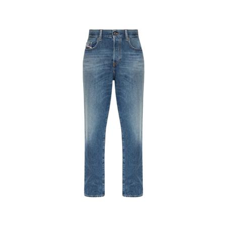 Diesel, Straight Jeans Blauw, Heren, Maat:W29 L32
