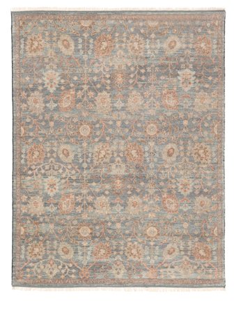 Oushak Indo Rug Hand Knotted 245X310 Brown/Orange India