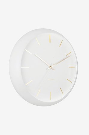 Karlsson - Veggklokke Globe - Hvit - Veggklokker & bordklokker - Fra Homeroom