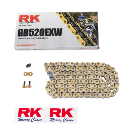 Ketting RK GB520EXW XW-Ring Klinknagel Ketting – Zoek Op Motorfiets - Husaberg FE650 2004-2008