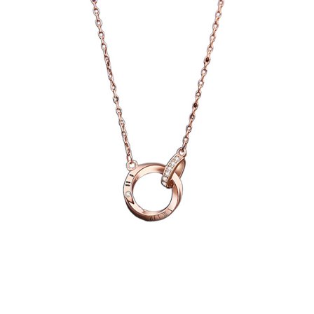 Halsband i Sterling Silver, Premium Designerhänge, Present till Helgen