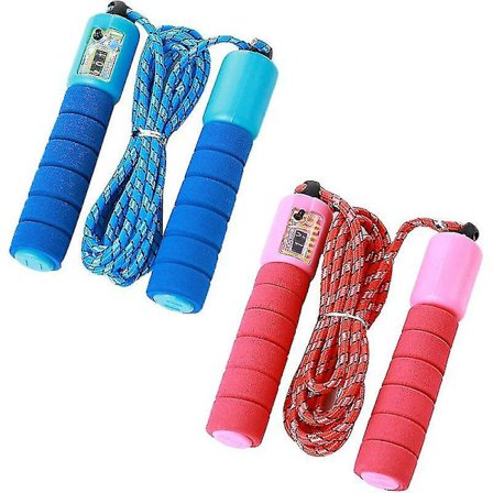 Hoppetov til Børn, 2-delt Springtov med Tæller og Komfortable Håndtag