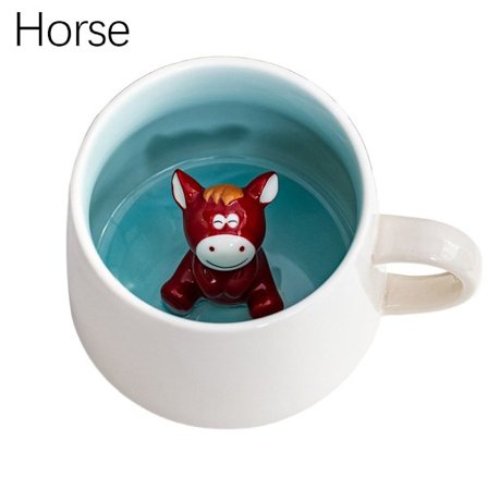 Kaffekrus Mælk Te Kop HEST HEST