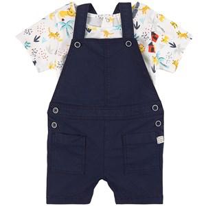Carrément Beau Navy Savannah Overalls Set 6 Months - Clothing sets - 6 months - Navy - Junge