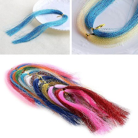 100 stk./pose Krystal Flash Fluebinding Material Fiske Lure Binding Making Diy Craft
