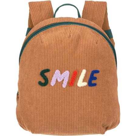 Liten Ryggsekk Unisex Voksne Barn Reisevesker, Dyremotiv i 3D-design med Ører og Hale, for Førskole, Barnehage Cord Little Gang Smile Caramelo