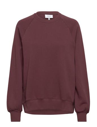 Etta Sweatshirt Sweat-shirt Tröja Burgundy Makia