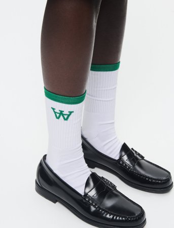 WOOD WOOD Wwcon Tennis Socks - White - 39-42