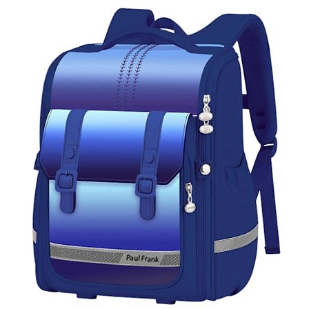 Ryggsäck för barn, grundskola, dragkedja, skolväska med halkfritt bröstband för barn, flickor, årskurs 1-6