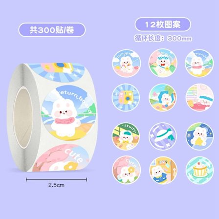 Djurklistermärken Förseglingsdekal STIL 1 STIL 1